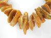 Large RAW Chips Baltic Amber Necklace HONEY 76 gm  26"  ALLUREGEM S1416