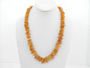 GENUINE  BALTIC AMBER CHIPS NECKLACE,HONEY 37 gm 23"  ALLUREGEM S1494