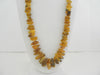 RAW BALTIC AMBER CHIPS NECKLACE, MULTI-COLOR  87  gm 30 " Alluregem S1406