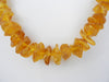 NATURAL BALTIC AMBER NECKLACE RAW CHIPS HONEY 40-45 gm 23 " ALLUREGEM S1094