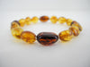Natural Baltic Amber Bracelet, 7.5 " ALLUREGEM S1667