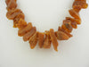 Large RAW Chips Baltic Amber Necklace, HONEY, 51 gm  19 "  ALLUREGEM S1409