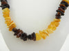 GENUINE BALTIC AMBER NECKLACE MULTI-COLOR, POLISHED 42 gm 29" ALLUREGEM S1700