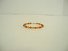 Baltic Amber Bracelet, 925 Sterling Silver, 5.2 gm 6-7  mm, 7"  ALLUREGEM  S1692