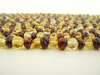 Baltic Amber Beads Strand, 5 - 6mm, 9-11 gm, Multi-Color, Alluregem E1311
