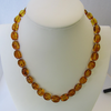 Baltic Amber Beaded Necklace, Genuine Natural Faceted 20" Alluregem E1605