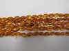 Genuine Baltic Amber Bead Strands, Honey, 10-14 gm, 16" Alluregem E1641