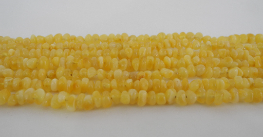 NATURAL Baltic Amber Beads Strands Rounded Extra Small 4 - 5mm 5 - 6 Grams Butter 16" Alluregem E2064