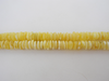 Natural BALTIC AMBER Beads Strands Rondelle Clean Butter White Amber 21 - 23 grams, 9-10 mm 16" Alluregem E2112