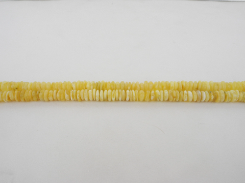 Natural BALTIC AMBER Beads Strands Rondelle Clean Butter White Amber 21 - 23 grams, 9-10 mm 16" Alluregem E2112