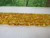 Natural Baltic Amber Bead Strands, Lemon, Large Oval 13 - 14 Grams, 10 - 13 MM 16" Alluregem E2157