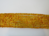 Natural Baltic Amber Beads Strand, Chubby Rondelle Lemon 16" Alluregem E2161