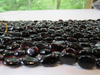 Genuine Baltic Amber Beads, Flat Cherry Beads, 8 - 10 gm, approx 9 - 12 mm, 16" Alluregem E2170