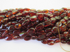 Natural Baltic Amber Bead Strands, Cognac, Large Flat Oval 8" Alluregem E2201