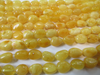 Natural Baltic Amber Bead Strands, Chubby Oval Butter-White, 6 - 7 grams 10 - 12 mm, 8" Alluregem E2232
