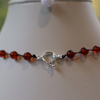 Freshwater Pearl and Baltic Amber Necklace, 925 Sterling Silver 20" Alluregem E2706