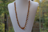 Baltic Amber Necklace, Knotted Adjustable Length Adult Necklace 26" Alluregem E2707