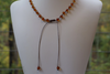 Baltic Amber Necklace, Knotted Adjustable Length Adult Necklace 26" Alluregem E2707