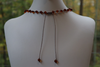 Baltic Amber Necklace, Knotted Adjustable Length Large Baroque Center Beads Adult Necklace Alluregem E2708