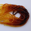Genuine Baltic Amber Loose Beads, Ombre 7mm Round, 16" Alluregem E2919