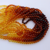 Genuine Baltic Amber Loose Beads, Ombre 7mm Round, 16" Alluregem E2919