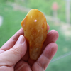 BALTIC Amber Pendant Bead, Natural, Very Unique Extra Large Butterscotch Focal 13.7 gm Alluregem E3139
