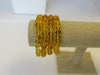 BALTIC AMBER STRETCH BRACELET LEMON ROUNDED 8.6-12 gm 8" ALLUREGEM S1111