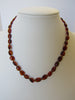 GENUINE BALTIC AMBER NECKLACE DARK HONEY 9-11 gm, 8-12 mm 18 "  ALLUREGEM S1088