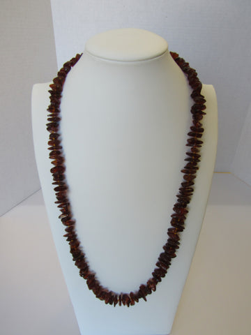 Natural CHIPS Polished Baltic Amber Necklace 29 " Alluregem S1007