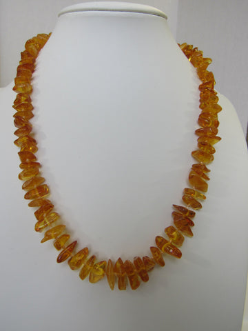 Natural Baltic Chips Necklaces, Honey 26 - 30 grams Alluregem S1068