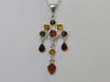 BALTIC AMBER PENDANT NECKLACE, 925 Sterling Silver 20" ALLUREGEM S1170