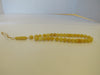 Natural Baltic Amber Prayer Beads White 10 gm  8 mm 16" ALLUREGEM  S1206