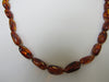 GENUINE BALTIC AMBER NECKLACE COGNAC 12 x 6 mm  12 gm 21 "  ALLUREGEM S1245