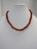 NATURAL BALTIC AMBER NECKLACE RONDELLE HONEY 12-15 gm 18  " ALLUREGEM S1274