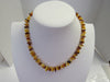 BALTIC AMBER NECKLACE, CHIPS,POLISHED MULTI-COLOR 11 gm 20 " ALLUREGEM S1327