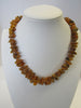 RAW BALTIC AMBER NECKLACE CHIPS MULTICOLORED 43 gm 21 " ALLUREGEM S1382