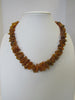 RAW BALTIC AMBER NECKLACE CHIPS MULTICOLORED 43 gm 21 " ALLUREGEM S1382