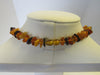 Large POLISHED Chips Baltic Amber Necklace MULTI-COLORED 35-36 gm  22"  ALLUREGEM S1391