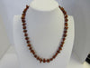 NATURAL TURQUOISE & RAW BALTIC AMBER CHIPS NECKLACE With Sterling Silver Clasp 20" ALLUREGEM S1621