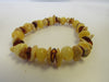 GENUINE BALTIC AMBER BRACELET MULTI-COLOR 10 gm  8-9 mm  7.5"  ALLUREGEM S1651