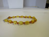 Genuine Baltic Amber Bracelet, 925 Sterling Silver 8.5" ALLUREGEM S1668