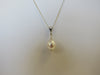 925 Sterling Silver Freshwater Pearl Pendant Necklace 5 gm 11 mm 16 " Alluregem S1716