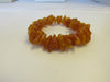 GENUINE BALTIC AMBER BEAD BRACELET, POLISHED HONEY CHIPS  14-25 mm 36 gm 9 " ALLUREGEM S1744