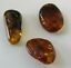 BALTIC AMBER PENDANT SMALL BROWN, PRICE IS FOR 3 ITEMS  9.0 gm ALLUREGEM S1877
