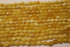 Baltic Amber Bead Strands, Natural Chubby Oval Butter-White, 9 - 12 grams 8 - 10 mm, 16" Alluregem E3068