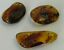BALTIC AMBER PENDANT SMALL BROWN, PRICE IS FOR 3 ITEMS  6.26 gm ALLUREGEM S1866